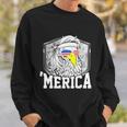 Redneck 4Th Of July Mullet Eagle Funny Bald Eagle ‘Merica Cool Gift Sweatshirt Gifts for Him
