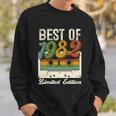 Retro Best Of 1982 Cassette Tape 40Th Birthday Decorations Sweatshirt Gifts for Him