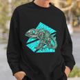 Robotic Chameleon Funny Gift For Reptile Lovers Lizard Lovers Gift Sweatshirt Gifts for Him