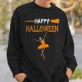 Skeleton Dancing Ballet To Happy Halloween Cute Sweatshirt Gifts for Him