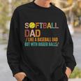 Softball Dad Like A Baseball Dad Vintage Tshirt Sweatshirt Gifts for Him