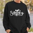 Spooky Af Cute Graphic Design Printed Casual Daily Basic V2 Sweatshirt Gifts for Him