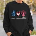 Stars Stripes And Equal Rights 4Th Of July Reproductive Rights Cool Gift Sweatshirt Gifts for Him