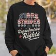 Stars Stripes Reproductive Rights Patriotic 4Th Of July Cute V3 Sweatshirt Gifts for Him