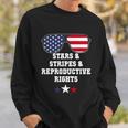 Stars Stripes Reproductive Rights Stars Stripes Sunglasses Gift Sweatshirt Gifts for Him