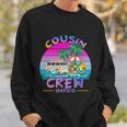 Sunset Cousin Crew Vacation 2022 Beach Cruise Family Reunion Cute Gift Sweatshirt Gifts for Him