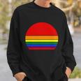 Sunset Lgbt Gay Pride Lesbian Bisexual Ally Quote V5 Sweatshirt Gifts for Him