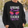 Teacher Relax Spring Beach Off Duty Break Beach Lover V2 Sweatshirt Gifts for Him