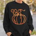 Thanksgiving Halloween Pumpkin Fall Autumn Plaid Graphic Design Printed Casual Daily Basic Sweatshirt Gifts for Him