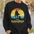 The Dadalorian This Is The Way Funny Dad Movie Spoof Sweatshirt Gifts for Him