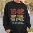 The Man The Myth The Legend 1942 80Th Birthday Sweatshirt Gifts for Him