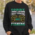 Thinking About Fishing Funny Tshirt Sweatshirt Gifts for Him