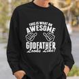 This Is What An Awesome Godfather Looks Like Tshirt Sweatshirt Gifts for Him