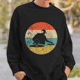 Turntable Beatmaker Edm Techno Dj Disc Retro Vintage Sunset Gift Sweatshirt Gifts for Him