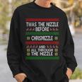 Twas The Nizzle Before Chrismizzle Ugly Christmas Tshirt Sweatshirt Gifts for Him