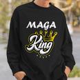 Ultra Maga King Crown Usa Trump 2024 Anti Biden Tshirt Sweatshirt Gifts for Him