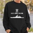 Uss John S Mccain Ddg 56 Navy Ship Emblem Sweatshirt Gifts for Him
