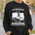 Uss Nicholson Dd Sweatshirt Gifts for Him