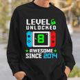 Video Game Level 8 Unlocked 8Th Birthday Sweatshirt Gifts for Him