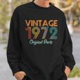 Vintage 1972 Original Parts 50Th Birthday Tshirt V2 Sweatshirt Gifts for Him