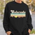 Vintage Colorado Mountain Sunset Tshirt Sweatshirt Gifts for Him