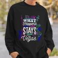 What Happens Here Stays Here Las Vegas Nv Vacation Tshirt Sweatshirt Gifts for Him