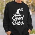 Womens Good Witch Funny Halloween Gift For Friend Sweatshirt Gifts for Him