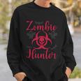 Zombie Hunter Halloween Quote Sweatshirt Gifts for Him