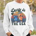 4Th Of July For Hot Dog Lover Party In The Usa Vintage Sweatshirt Gifts for Him