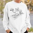 Cats On Synthesizers In Space Cat Owner Sweatshirt Gifts for Him