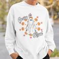 Creep It Real Vintage Ghost Pumkin Retro Groovy Sweatshirt Gifts for Him