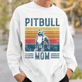 Dog Pitbull Mom  Vintage Pitbull Mom  Sweatshirt Gifts for Him
