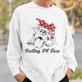 Dog Pitbull Resting Pit Face For Dogs Sweatshirt Gifts for Him
