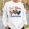 God Bless America Patriotic 4Th Of July American Christians Sweatshirt Gifts for Him