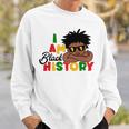 I Am Black History For Kids Boys Black History Month Sweatshirt Gifts for Him