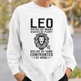 Lion Graphic Art July August Birthday Gifts Leo Zodiac Sign Sweatshirt Gifts for Him