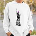 Statue Of Liberty Kitty Ears Resist Feminist Sweatshirt Gifts for Him
