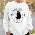 This Is My Human Costume Im Really A Cat Halloween Costume Sweatshirt Gifts for Him