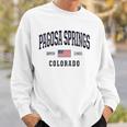 Womens Usa Flag Stars &Amp Stripes Pagosa Springs Colorado Sweatshirt Gifts for Him