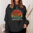 18 Year Old Gift Vintage 2004 Made In 18 18Th Birthday Men Women Sweatshirt Graphic Print Unisex Gifts for Her