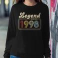 24 Years Old 24Th Birthday Decoration Legend Since 1998 Sweatshirt Gifts for Her