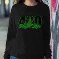 420 High Life Medical Marijuana Weed Sweatshirt Gifts for Her