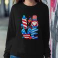 4Th Of July 2022 Patriotic Gnomes Funny Sweatshirt Gifts for Her