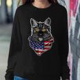 4Th Of July Cat American Patriotic Sweatshirt Gifts for Her