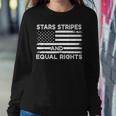 4Th Of July Womens Rights Stars Stripes And Equal Rights Sweatshirt Gifts for Her