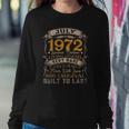 50 Years Old Vintage July 1972 Limited Edition 50Th Birthday Sweatshirt Gifts for Her