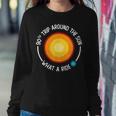 90Th Birthday Retro 90Th Trip Around The Sun What A Ride Sweatshirt Gifts for Her