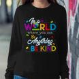 A World With Kindness Autism Awareness Sweatshirt Gifts for Her