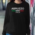 Abruzzo Italian Name Italy Flag Italia Family Surname Sweatshirt Gifts for Her