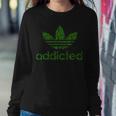 Addicted Weed Logo Sweatshirt Gifts for Her